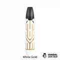 Оригинальная Pod-система Hotcig Kubi Refillable Pod Kit в бело-золотой расцветке Оригинальная Pod-система Hotcig Kubi Refillable Pod Kit в бело-золотой расцветке