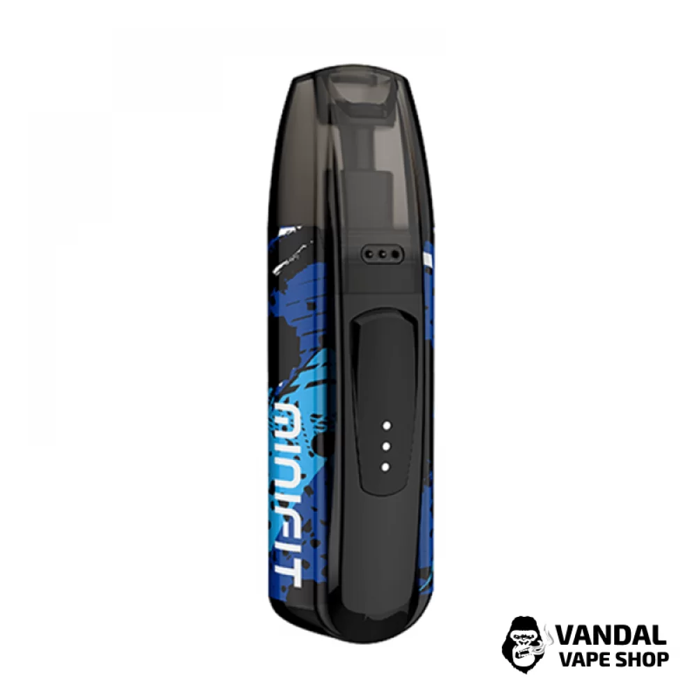 Justfog Minifit Starter Kit (Original) - M Blue Pattern в синьому кольорі з малюнком
