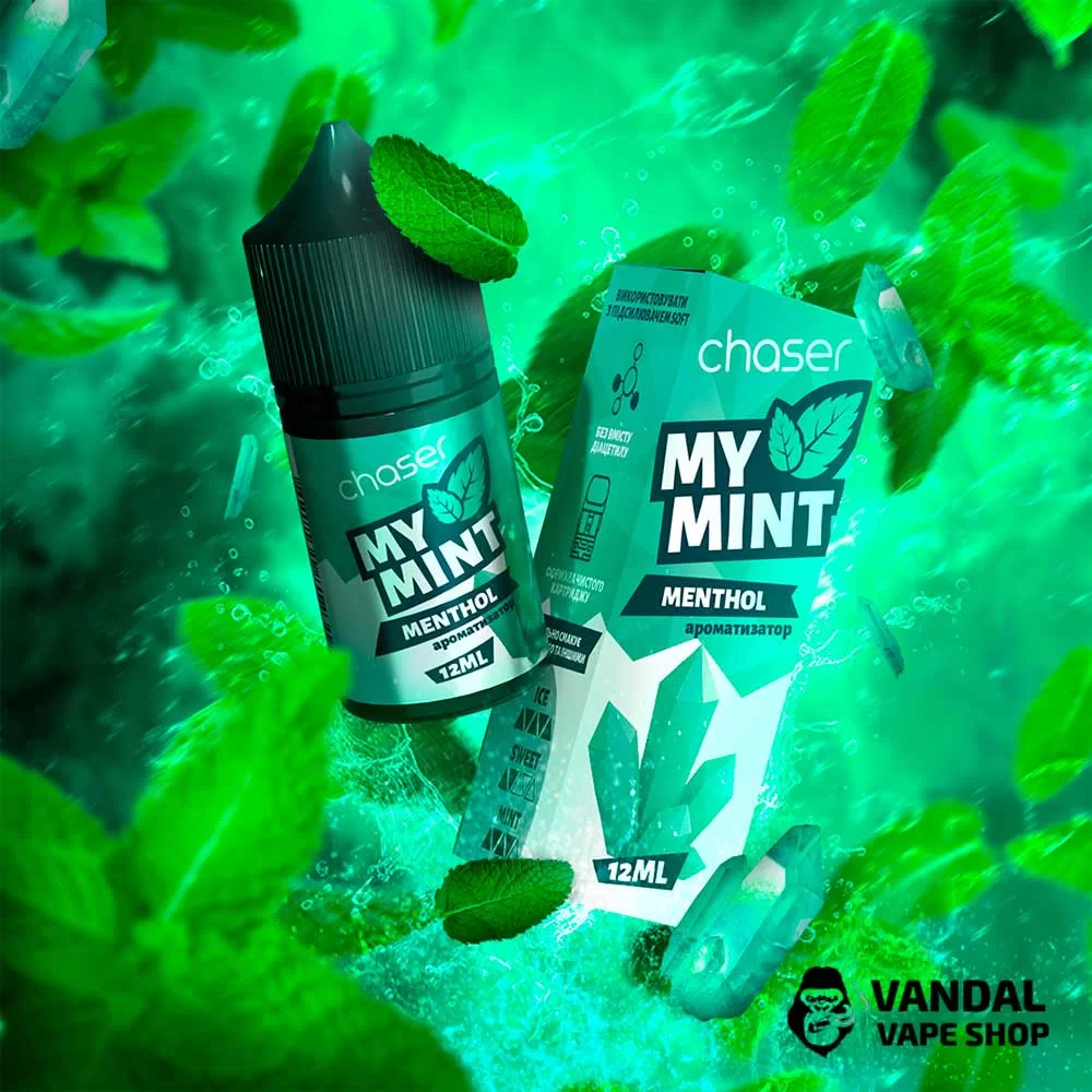 Набір для самозамісу Chaser My Mint 30 мл 65 мг зі смаком ментолу