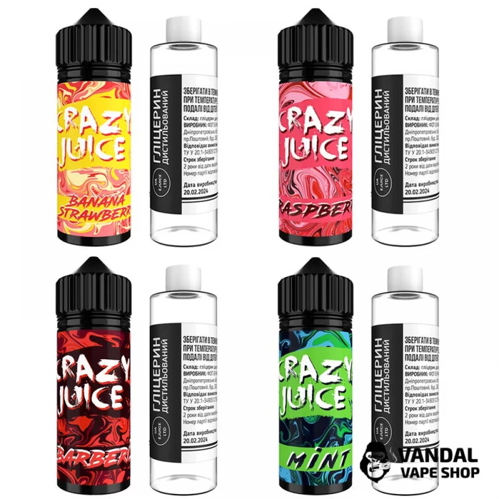 Набор для самозамеса Crazy Juice Organic 120 мл