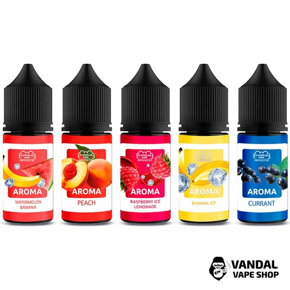 Набор для самозамеса Flavorlab Disposable Puff 30 мл Набор для самозамеса Flavorlab Disposable Puff 30 мл
