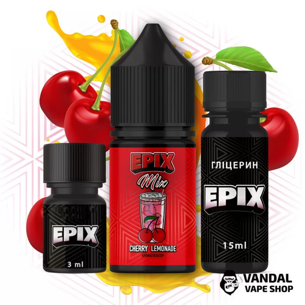 Набір для самозамісу Epix Mix 30 мл 65 мг зі смаком лимонаду з вишнею