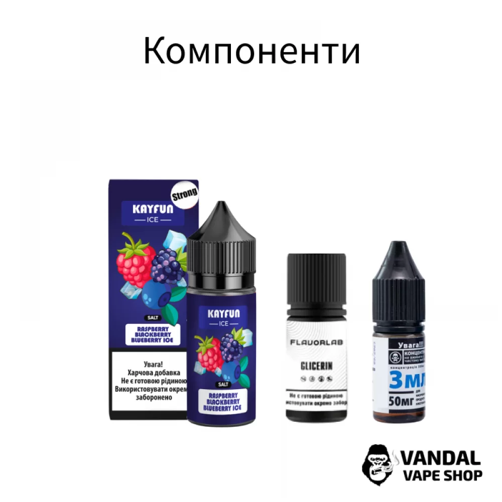 Набір для самозамісу Kayfun Ice Strong 30 мл Набір для самозамісу Kayfun Ice Strong 30 мл