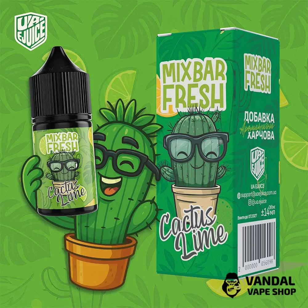 Набор для самозамеса Mix Bar Fresh 15 мл 65 мг со вкусом кактуса и лайма