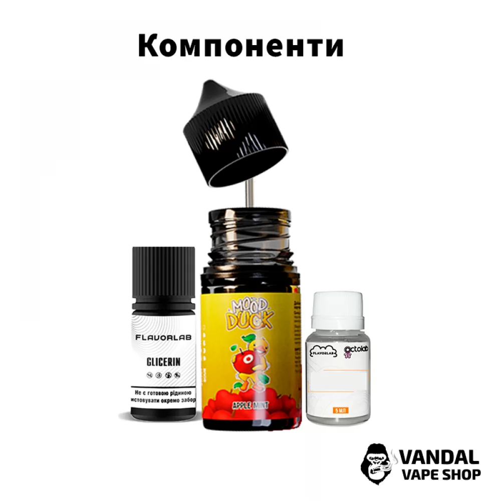 Набір для самозамісу Mood Duck 30 мл 50 мг зі смаком смородини і ментолу