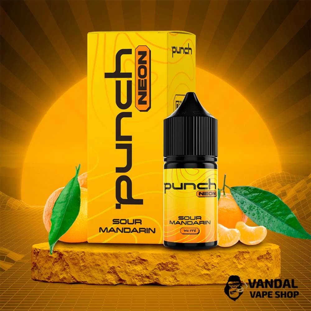 Набір для самозамісу Punch Neon 30 мл 60 мг зі смаком кислого мандарину