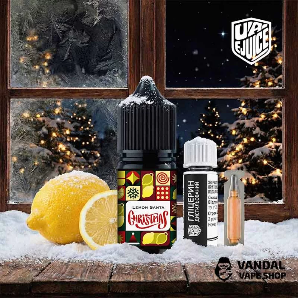Набор для самозамеса UA-Ejuice Christmas 30 мл 50 мг со вкусом лимонного десерта