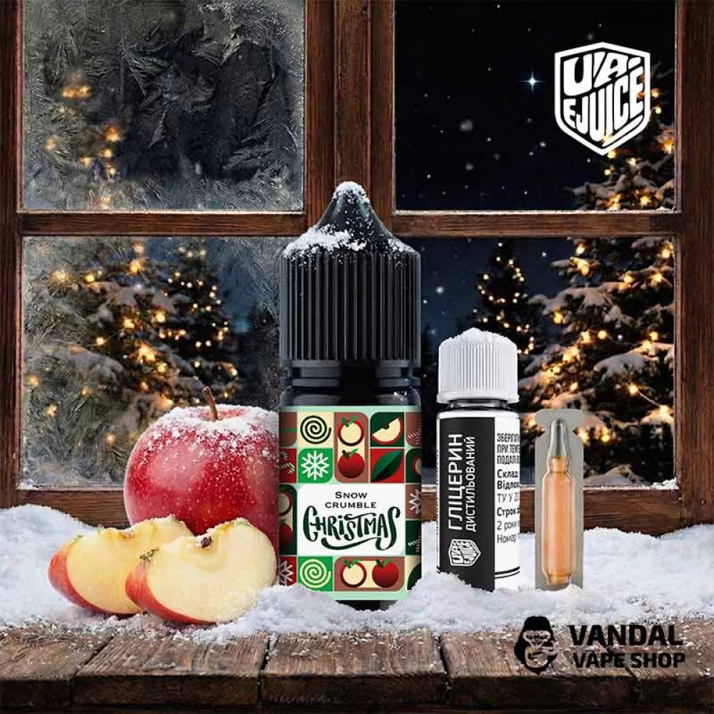 Набор для самозамеса UA-Ejuice Christmas 30 мл 50 мг со вкусом яблочного пирога с корицей