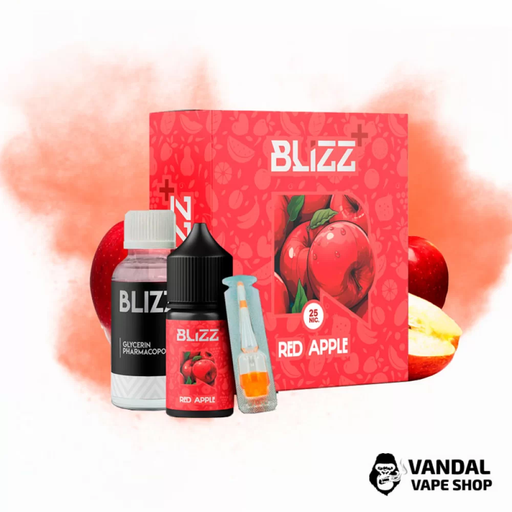 Набор для самозамеса Blizz Plus 30 мл 50 мг со вкусом красного яблока