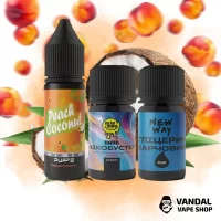 Наборы для самозамеса PUFS 15 мл 50 мг - Peach Coconut