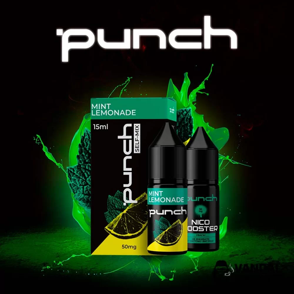 Набор для самозамеса Punch 15 мл 50 мг со вкусом мятного лимонада