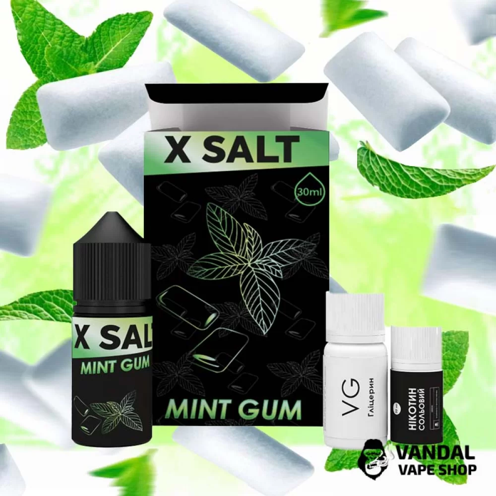 Набор для самозамеса XSalt 30 мл 50 мг со вкусом мятной жвачки