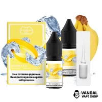 Набор Flavorlab Disposable Puff 10 мл 50 мг - Banana Ice 