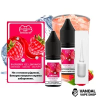 Набор Flavorlab Disposable Puff 10 мл 50 мг - Raspberry Ice Lemonade 