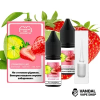 Набор Flavorlab Disposable Puff 10 мл 50 мг - Srtawberry Lime 