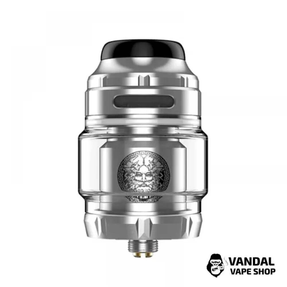 Атомайзер GeekVape Zeus X RTA 4.5 мл в серебристом цвете Атомайзер GeekVape Zeus X RTA 4.5 мл в серебристом цвете