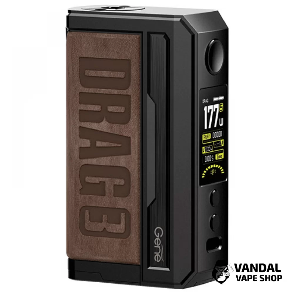 Бокс мод VooPoo Drag 3 177W в коричневом цвете