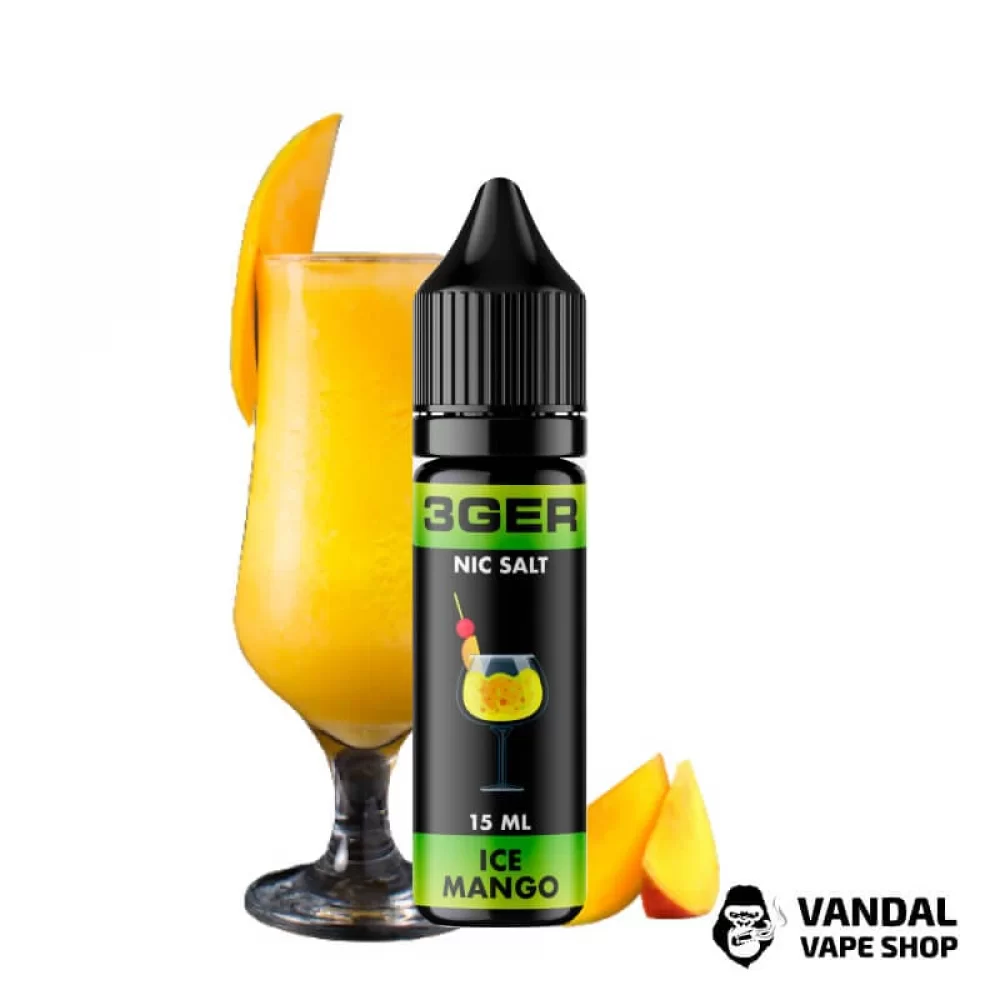 3Ger Salt - Ice Mango 15 мл 25 мг 3Ger Salt - Ice Mango 15 мл 25 мг