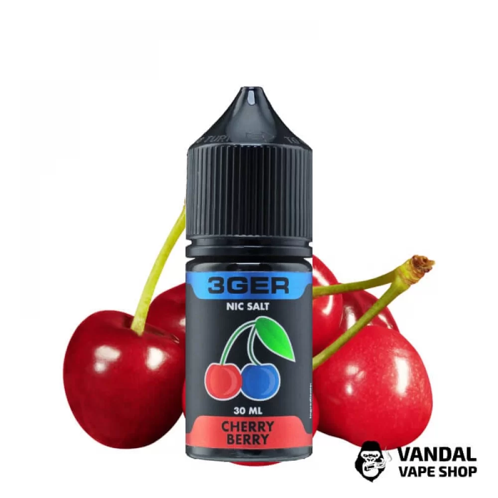 3Ger Salt - Cherry Berry 30 мл 25 мг 3Ger Salt - Cherry Berry 30 мл 25 мг
