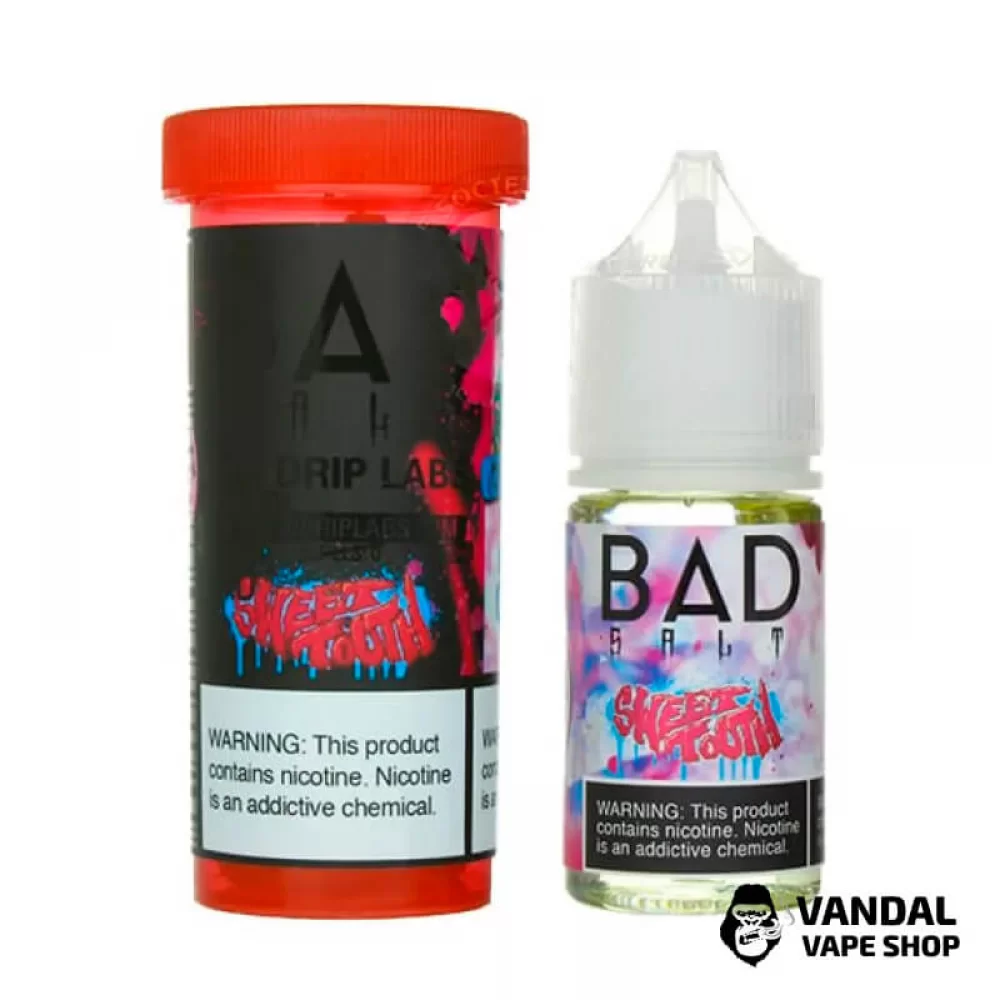 Премиальная солевая жидкость Bad Drip Bad Salt 30 мл 45 мг со вкусом сахарной ваты с малиной