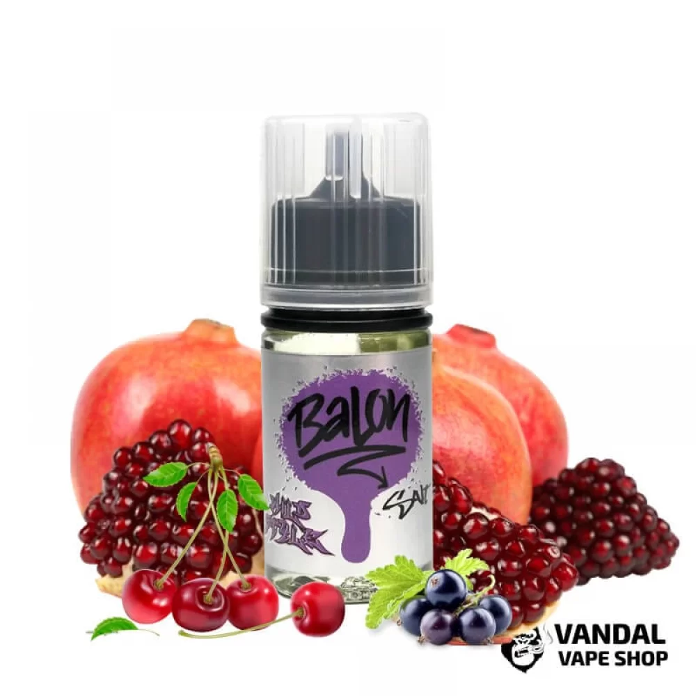 Жидкость Balon Salt - Wild Style 30 мл 50 мг НА СОЛЕВОМ НИКОТИНЕ СО ВКУСОМ Граната с вишней и смородиной