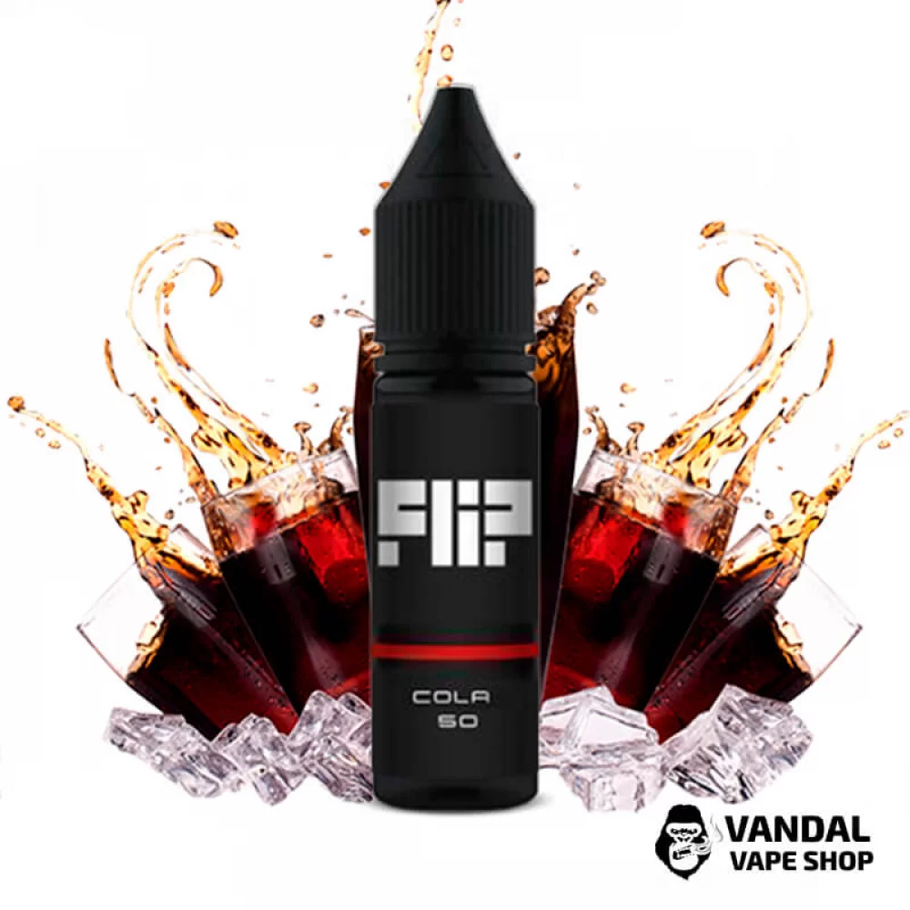 ЖИДКОСТЬ FLIP Salt 15 мл НА СОЛЕВОМ НИКОТИНЕ 25 мг со вкусом колы