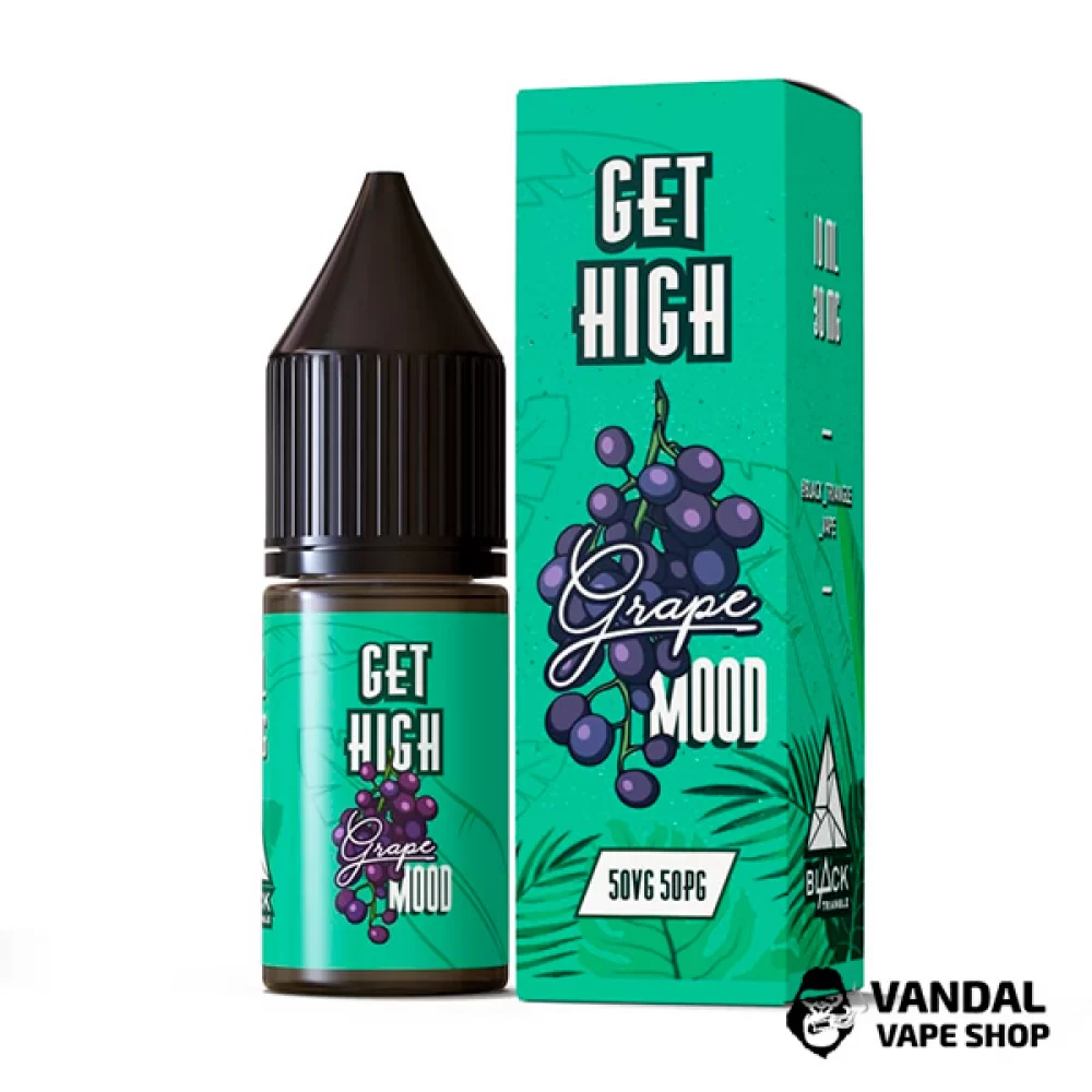 ЖИДКОСТЬ Get High - 10 мл, 50 мг НА СОЛЕВОМ НИКОТИНЕ со вкусом винограда с холодком ЖИДКОСТЬ Get High - 10 мл, 50 мг НА СОЛЕВОМ НИКОТИНЕ со вкусом винограда с холодком