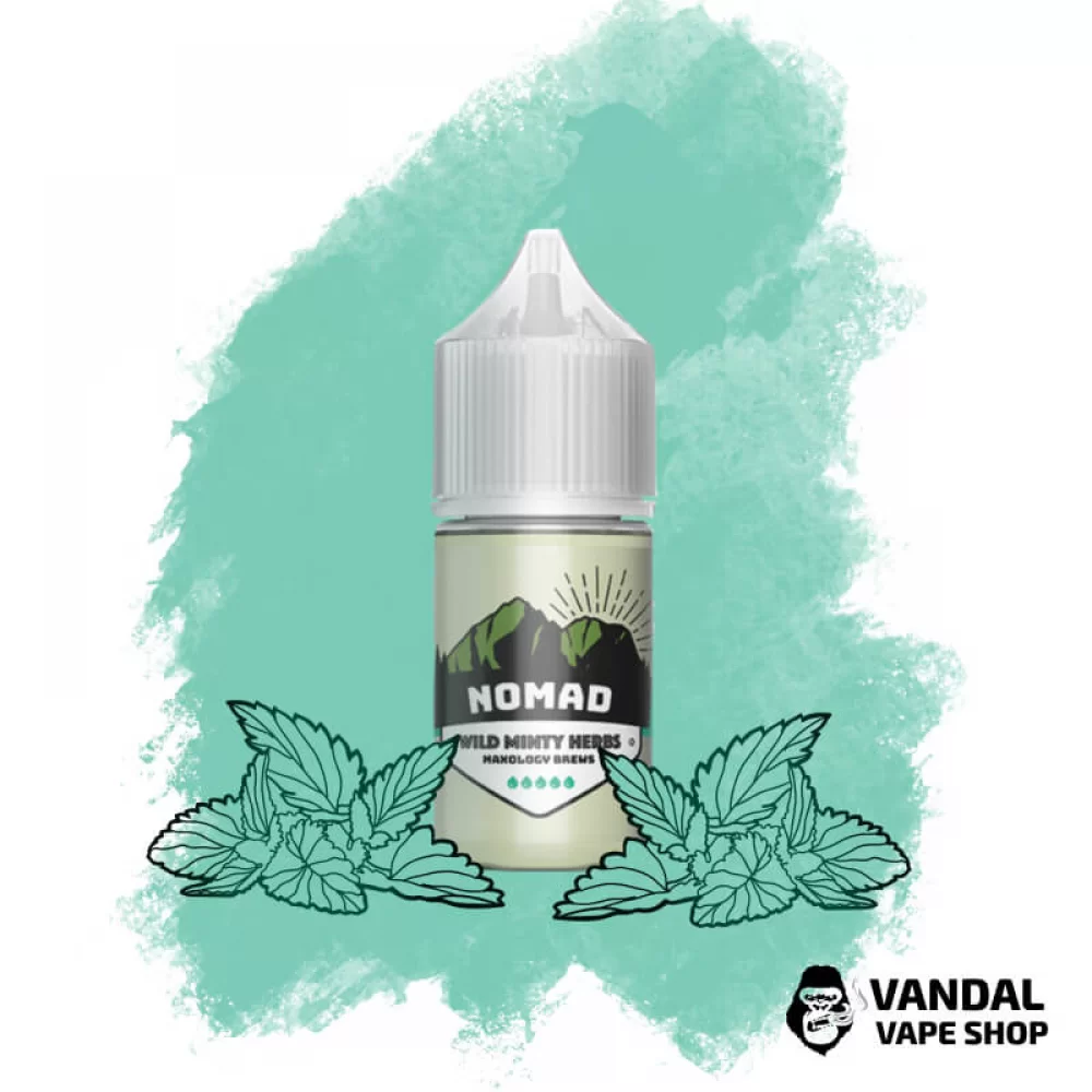 Жидкость NOMAD Salt 30 мл 50 мг на солевом никотине со вкусом мяты