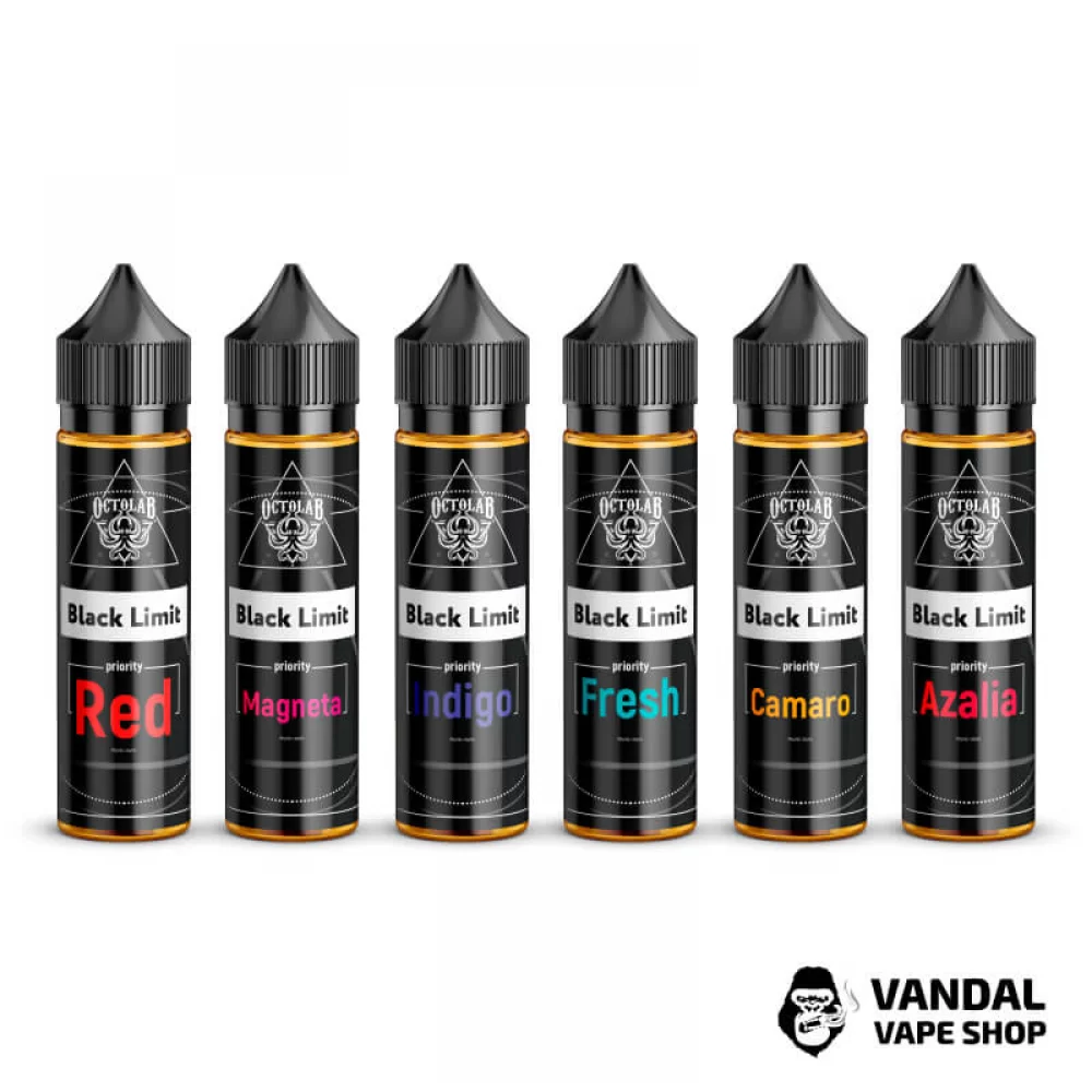 Рідина Black Limit 60 мл на органічному і сольовому нікотині Рідина Black Limit 60 мл на органічному і сольовому нікотині